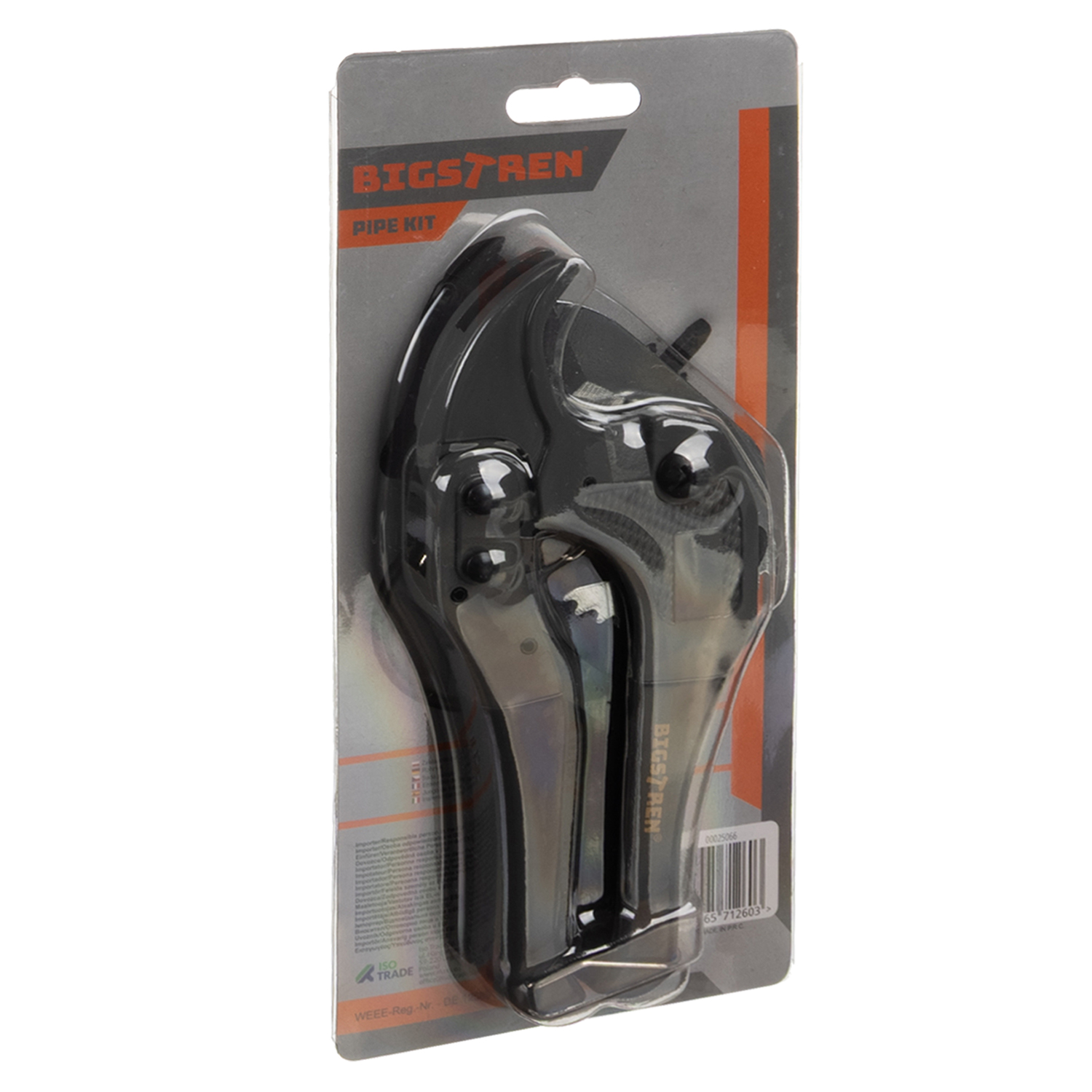 PEX-verktøysett – rørkutter, kalibrator og fjær for presis kutting og enkel montering av rør opptil 42 mm