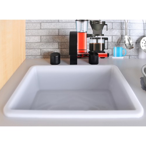 Stort trelekekjøkken med tilbehør, lys & lyd – 80 × 24 × 80,5 cm (eik/grå)