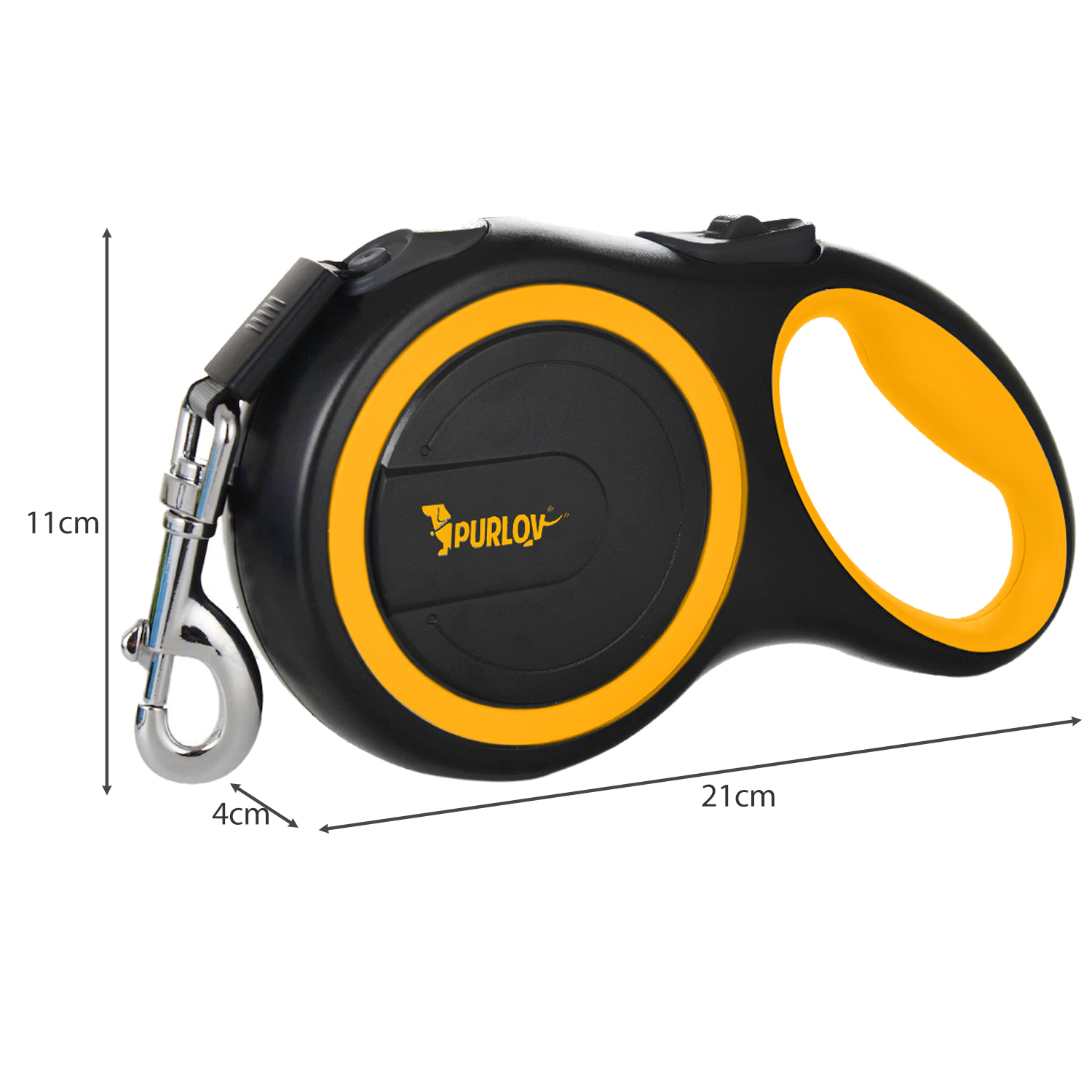 Hundebånd 5 m – sterkt fleksibånd med sikker låsemekanisme