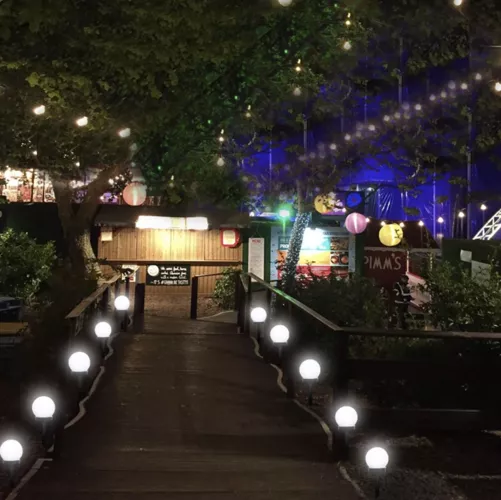 Sett med 6 solcelledrevne hageballer – 9 cm