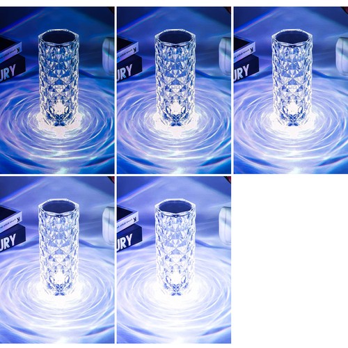 LED bordlampe i vasdesign – USB-drevet med projektoreffekt