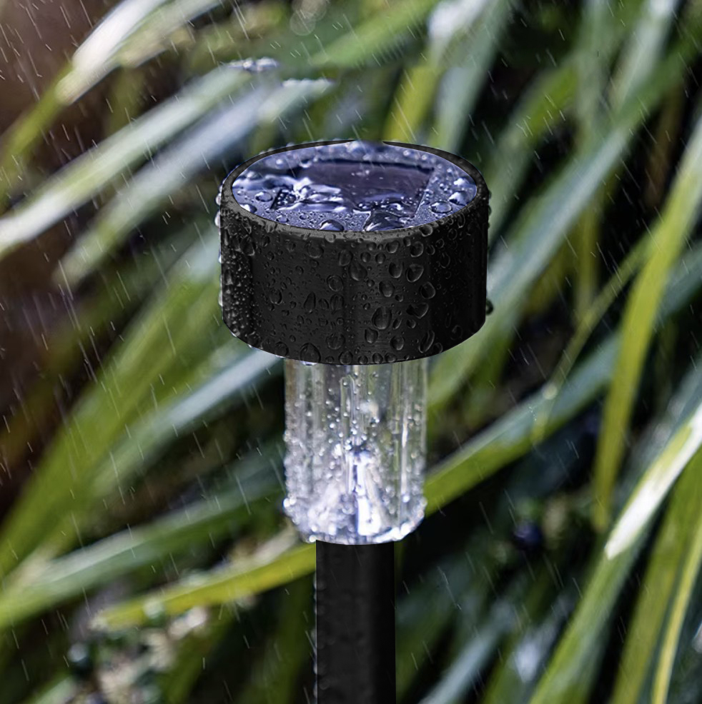 Varmhvite solcelle-LED-lamper for hagen – 10-pakning med skumringssensor og IP44-beskyttelse