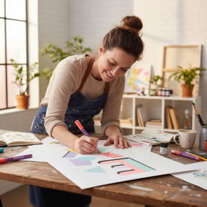 Kreativ Fargeglede – 12 Akryltusjer