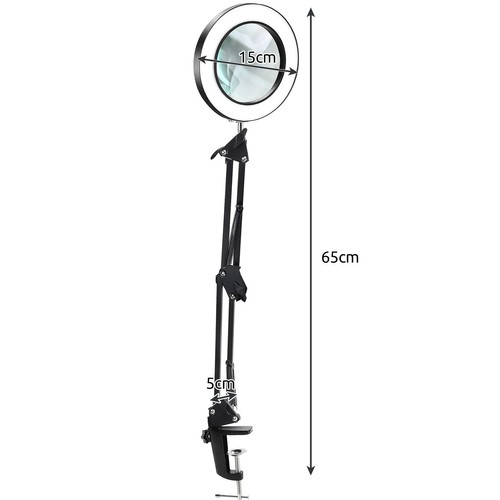 LED-forstørrelseslampe – praktisk arbeidslampe med belysning og forstørrelse