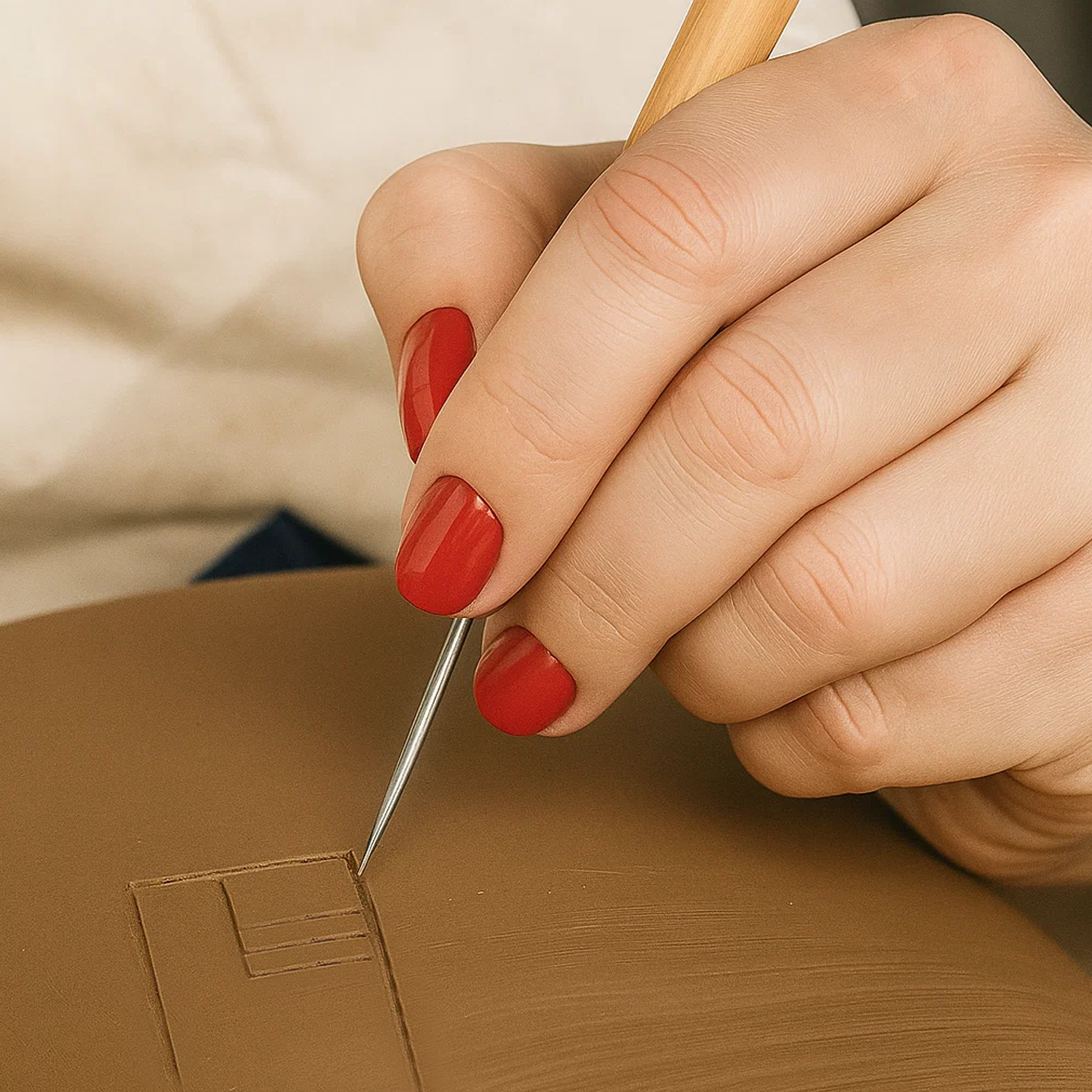 Stort 40-delt skulptursett med etui – Verktøy for leire, modellering og detaljarbeid