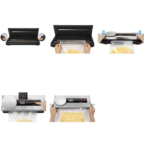 Kjøkkenets vakuumpakker – multifunksjonell modell med vekt & poser