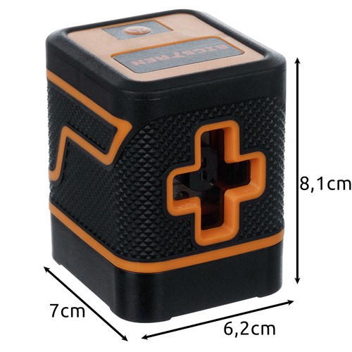 360° grønn linjelaser – profesjonell krysslaser med futteral, perfekt for bygge- og innredningsarbeid