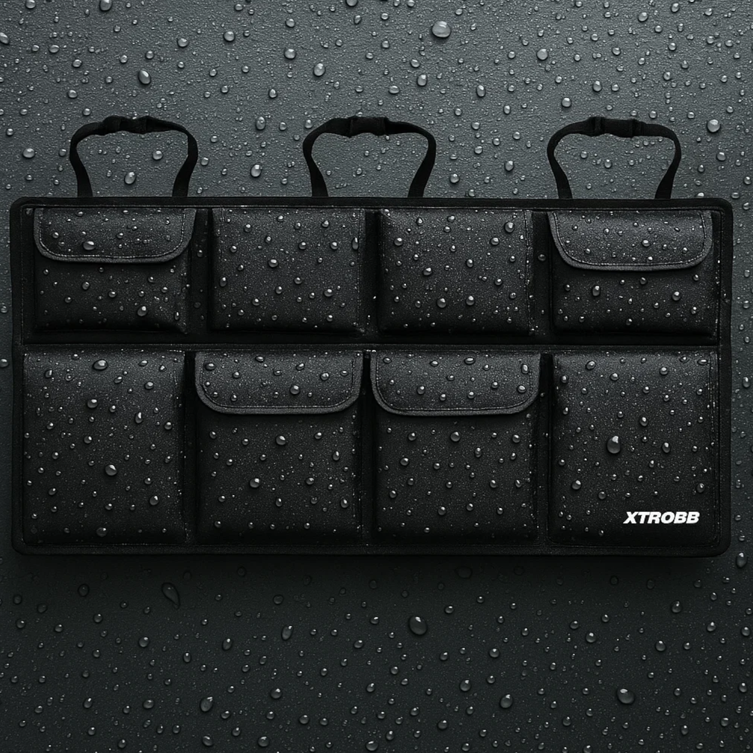 Vanntett bagasjeorganisator for bil – smart seterygg-oppbevaring & slitesterk konstruksjon