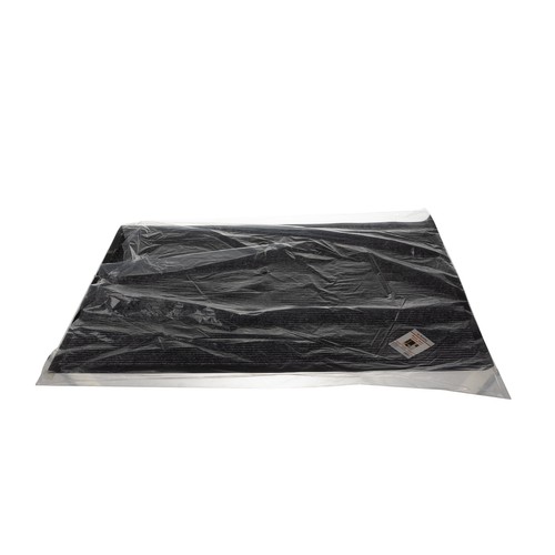 Svart entrématte 90 × 60 cm