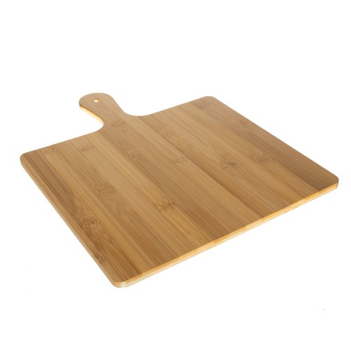 Pizzastein i granitt med pizzaspade i bambus – 2-i-1 sett