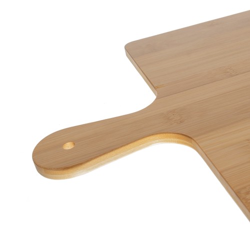 Pizzastein i granitt med pizzaspade i bambus – 2-i-1 sett