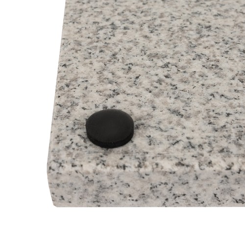 Pizzastein i granitt med pizzaspade i bambus – 2-i-1 sett