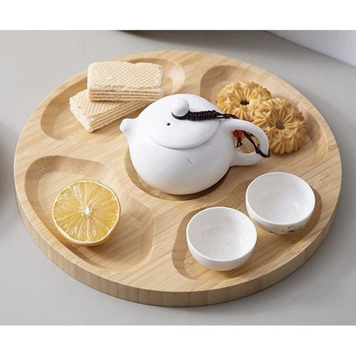 Serveringsbrett i bambus for ost, snacks, spekemat og forretter