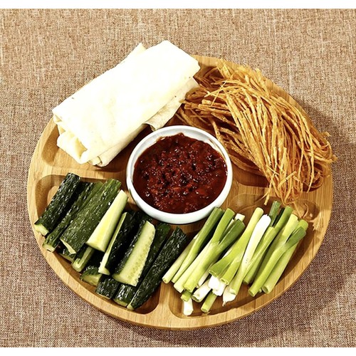 Serveringsbrett i bambus for ost, snacks, spekemat og forretter