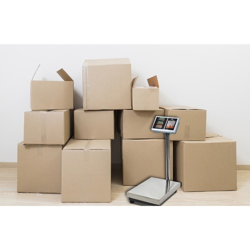 Digital pakkevekt 100 kg – 50 g presisjon med rustfri plattform 40 × 30 cm