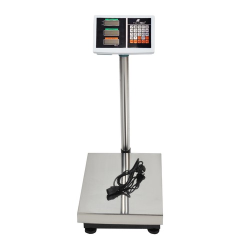 Digital pakkevekt 100 kg – 50 g presisjon med rustfri plattform 40 × 30 cm