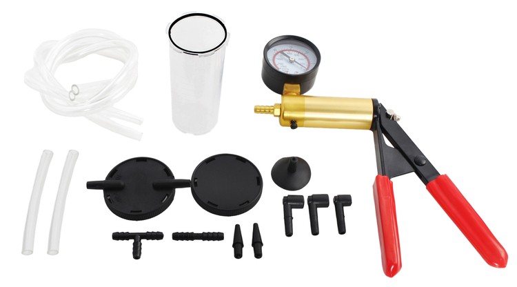 Vakuumpumpe for bremsesjekk – sett