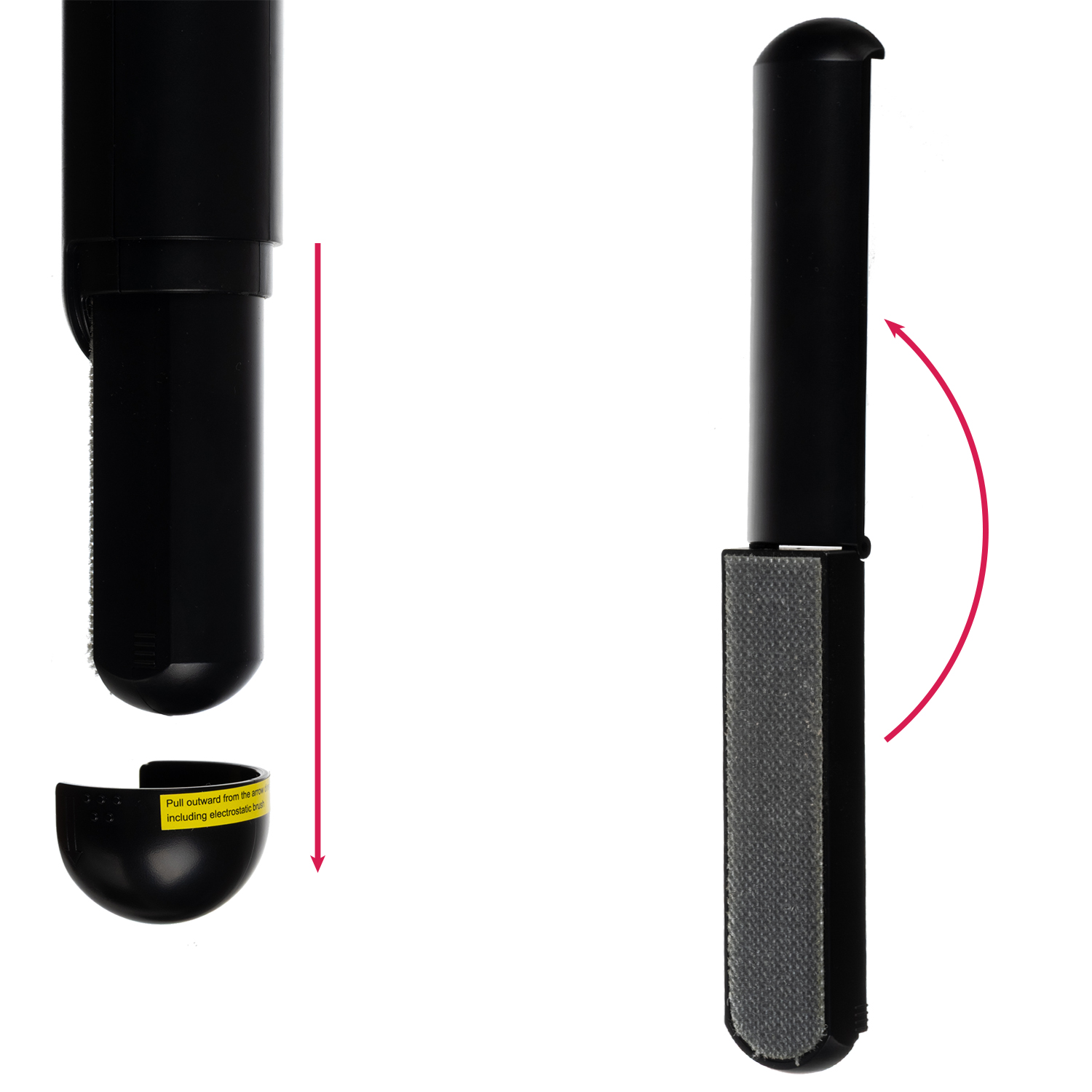 2-i-1 lofjerner og tekstilbørste – elektrisk, trådløs, kraftig og utstyrt med 4 rustfrie blader + tilbehør