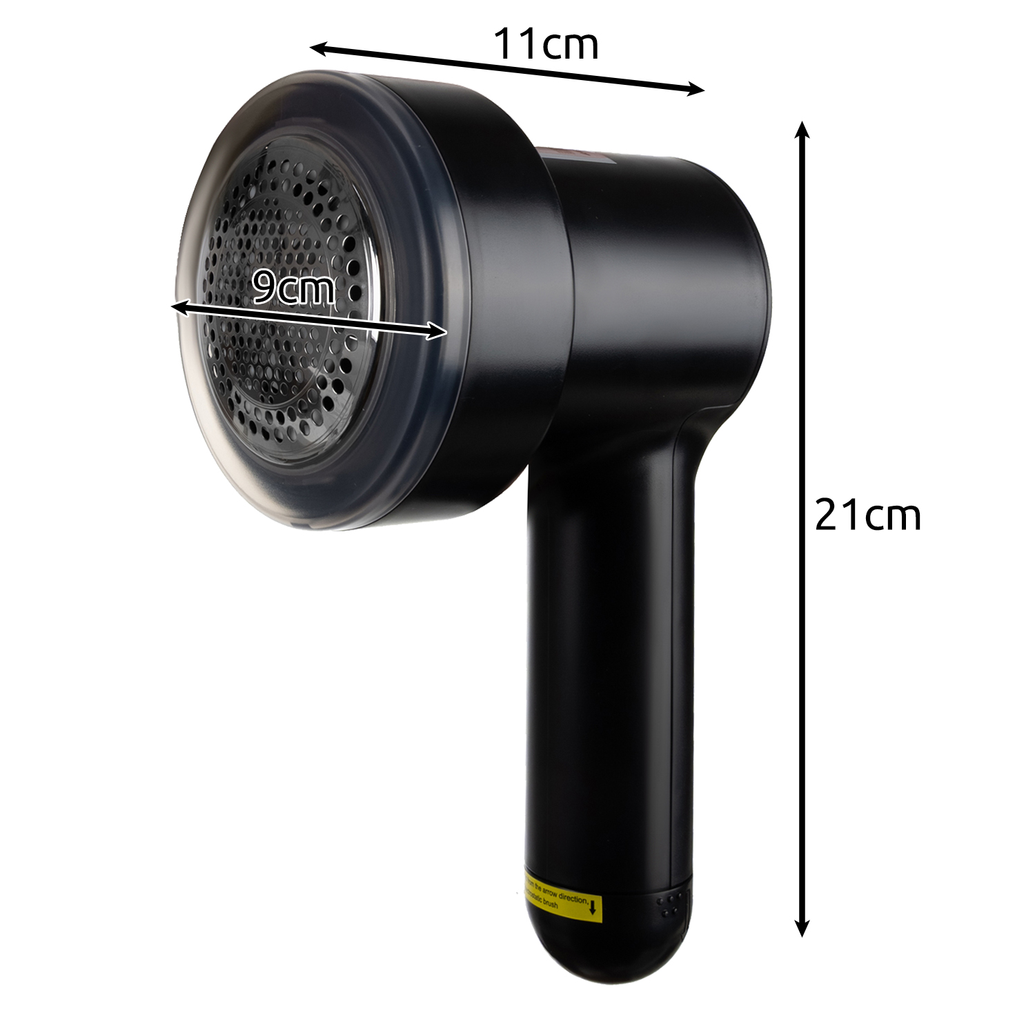 2-i-1 lofjerner og tekstilbørste – elektrisk, trådløs, kraftig og utstyrt med 4 rustfrie blader + tilbehør