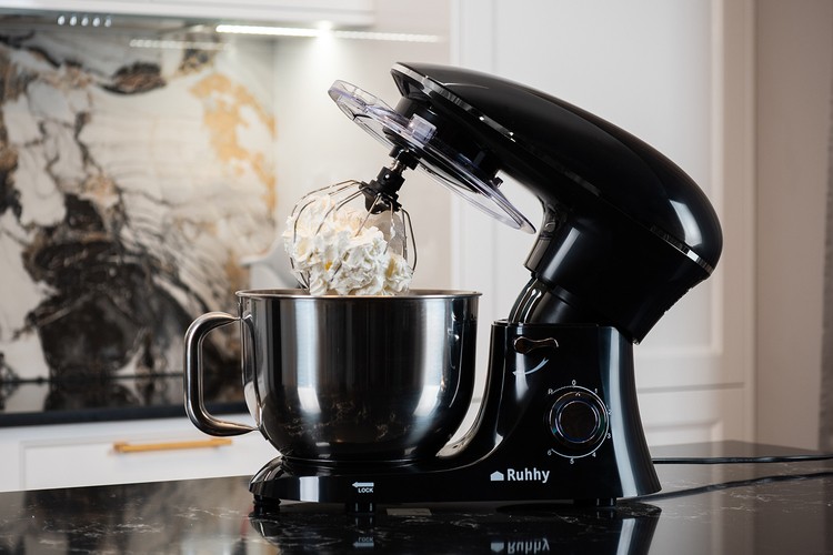 Kjøkkenmaskin 6,2 liter – 2200W kjøkkenmikser med tilbehør