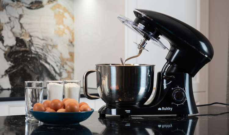 Kjøkkenmaskin 6,2 liter – 2200W kjøkkenmikser med tilbehør