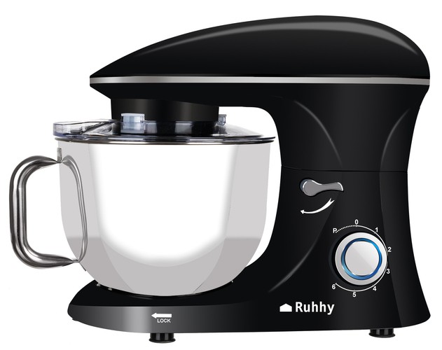 Kjøkkenmaskin 6,2 liter – 2200W kjøkkenmikser med tilbehør