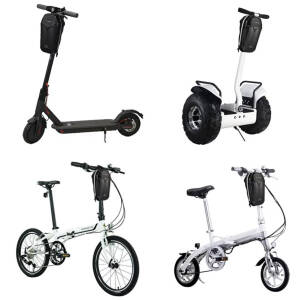 Snøscooterveske 5L – vanntett hard styreveske med borrelås, svart