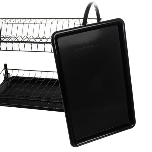 Tørkestativ med 2 nivåer – holdbar konstruksjon i jern, 37 × 53 × 25 cm