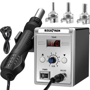 Elektronikklødning med varmluft – 700W lodde­stasjon