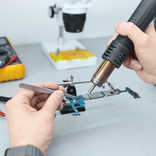 Elektronikklødning med varmluft – 700W loddestasjon