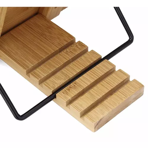 Bokstativ i bambus – nettbrettstativ med justerbar vinkel