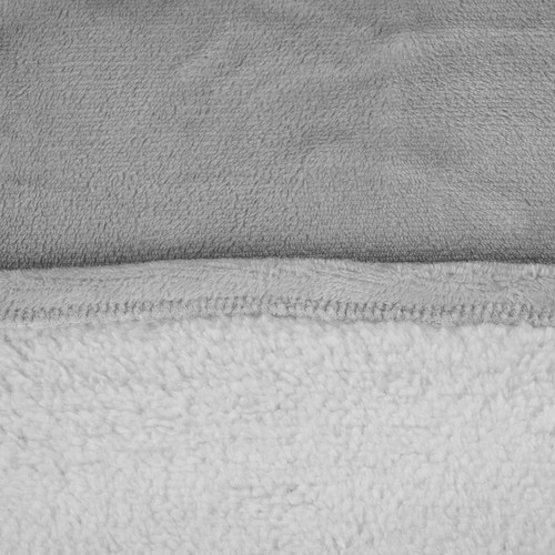 Oversize varme-hoodie – grå XXL-genser med hette & romslig lomme