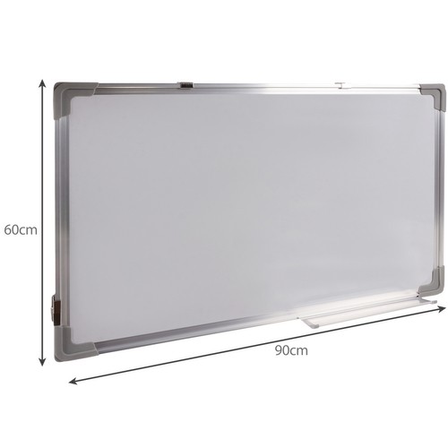 Whiteboard 90×60 cm – magnetisk tavle med tusjer og magneter