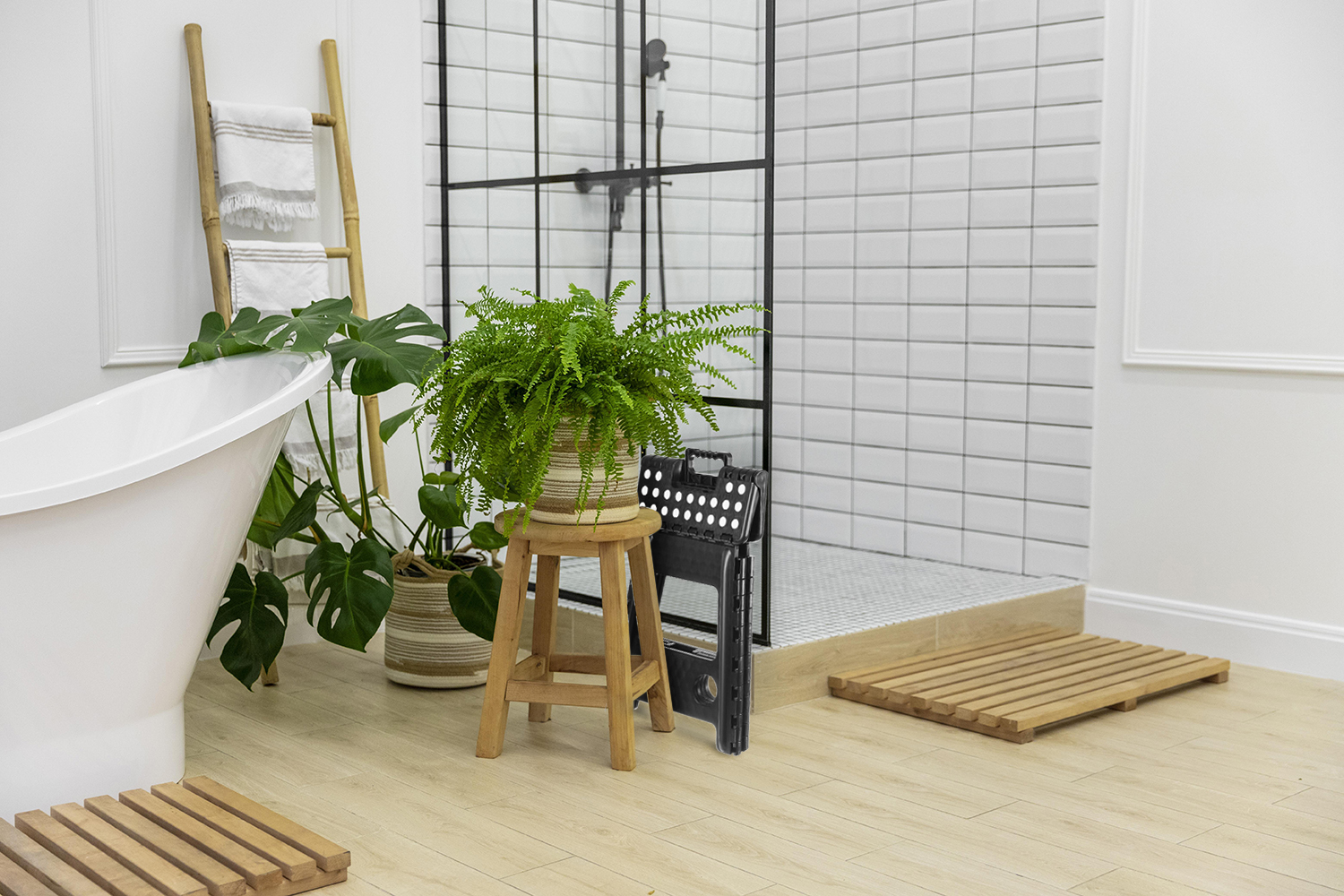 Stabil Sammenleggbar Krakk/Stol – Tåler 100 kg