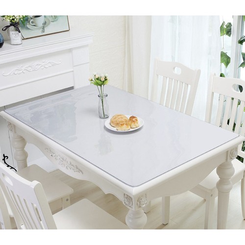 Transparent beskyttelsesmatte for bord – 120 × 60 cm