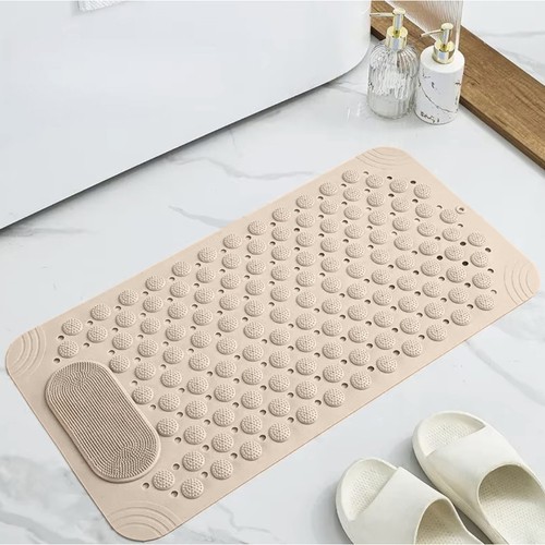 Sklisikker baderomsmatte – anti-slip matte for badekar 36 × 69 cm