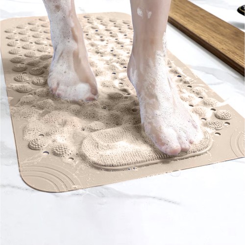 Sklisikker baderomsmatte – anti-slip matte for badekar 36 × 69 cm