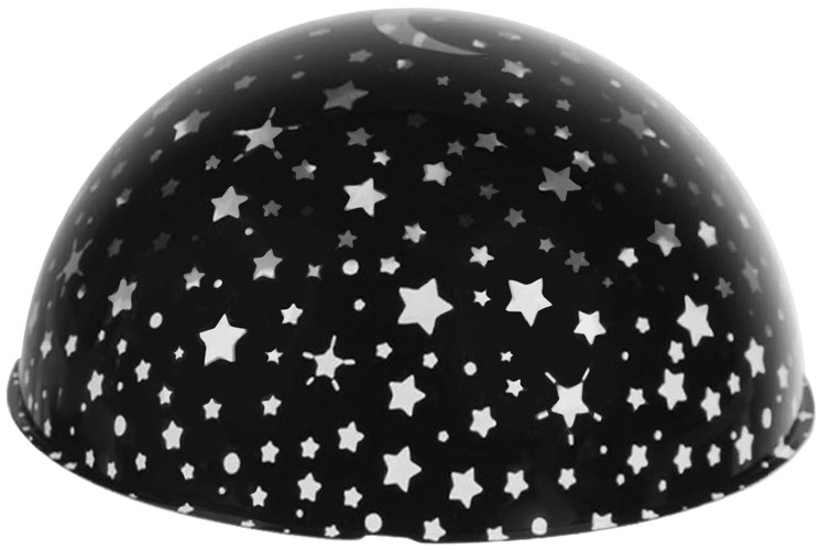 Stjernehimmel- og havprosjektor 2-i-1 – nattlampe med rotasjon (Rosa)