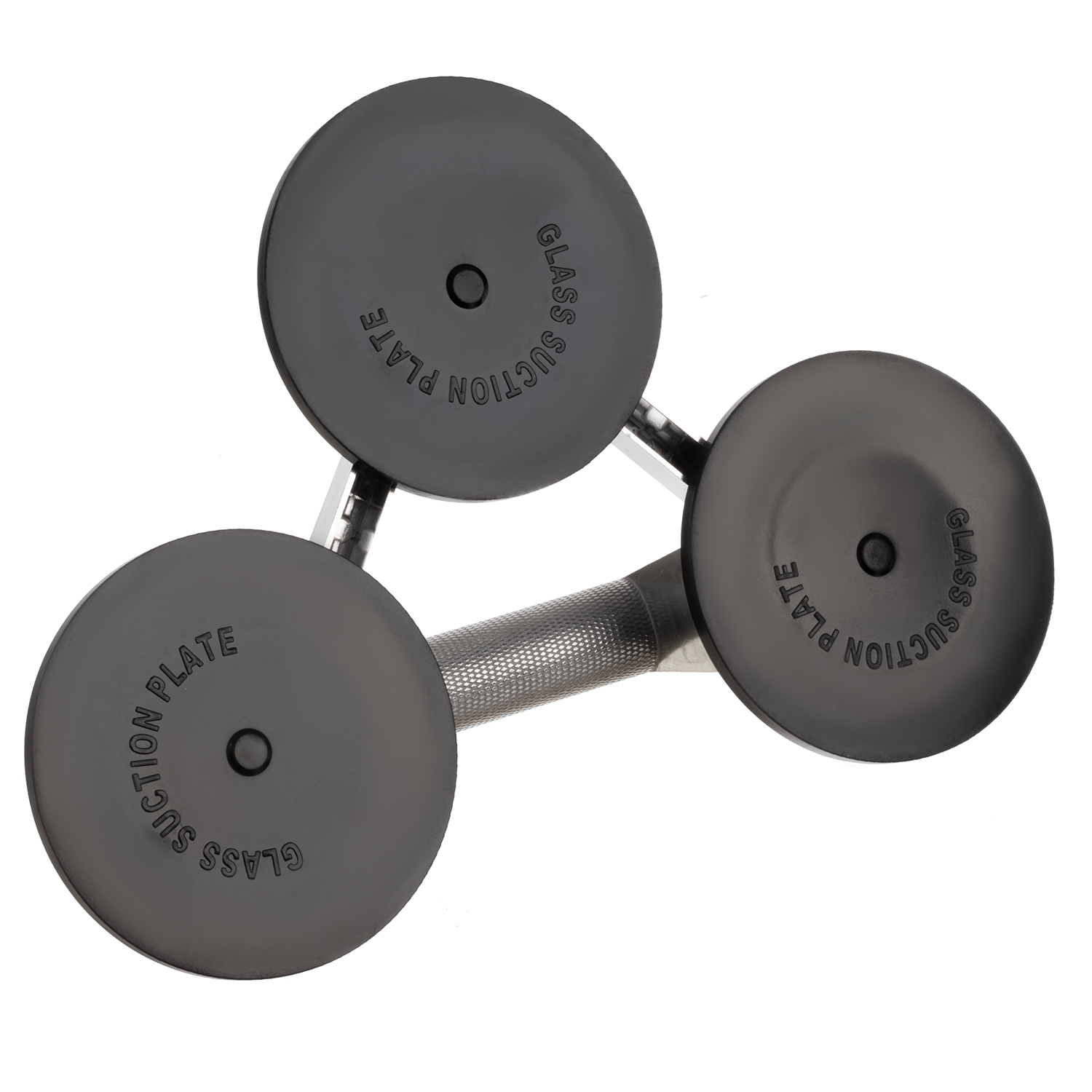 Trippel sugekopp med vakuumfunksjon – 150 kg løftekraft