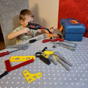 Verktøykasse lekesett for barn