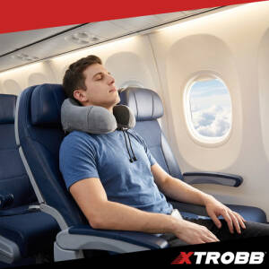 4-i-1 Reisepute med minneskum og tilbehør