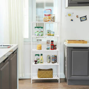 Oppbevaringshylle i bambus med 5 hyller