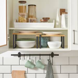 Krydderhylle 2-pakning, stabelbar og plassbesparende organizer