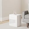 Vite nattbord 2-pakning – sidebord med skuff og hylle, 28 x 39 x 41 cm