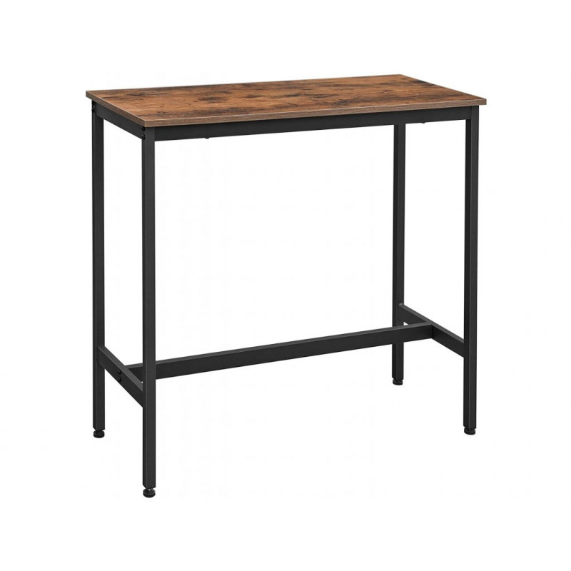 Industrielt barbord 100 × 40 × 90 cm – brun