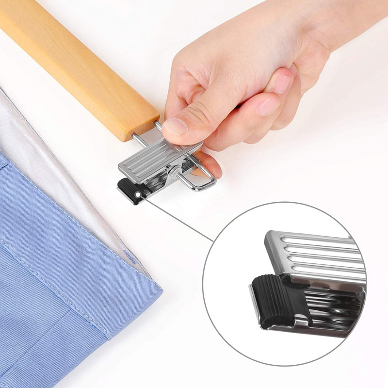 Kleshengersett i tre – 8 stk med justerbare klemmer