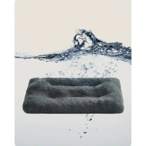 Myk og fluffy hundeseng – vaskbar, 122 × 74 cm