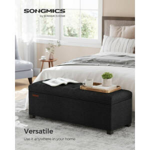 Oppbevaringsbenk 110 cm – tuftett sittebenk med 103 L volum og 300 kg kapasitet