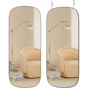 Speil 120 × 47 cm – montering på dør eller vegg