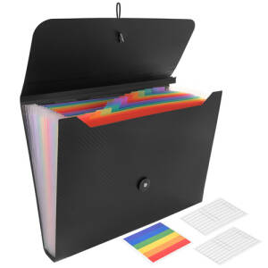 Arkivveske Dokumentmappe A4 Med 13 Rom